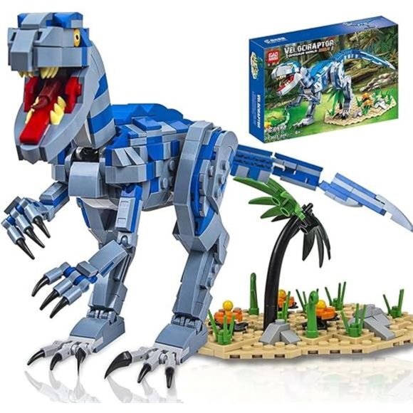 Dinosaur Toys Compatible with Lego, 649PCS Velociraptor Building‎  6-10 Boys, - Picture 4 of 7